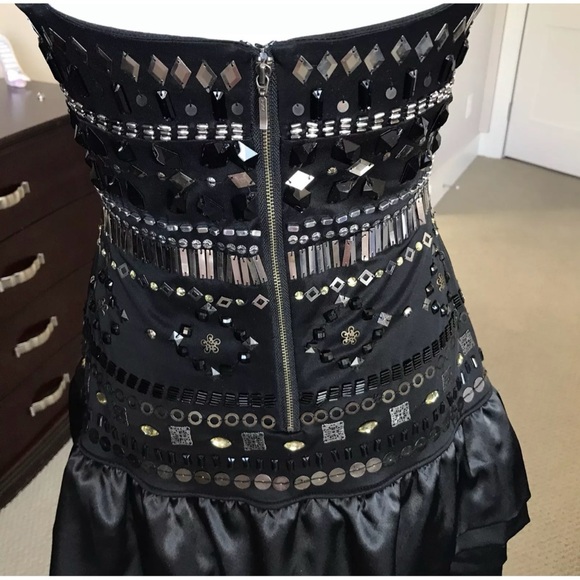 BCBG Black Studded Dress - Picture 7 of 8